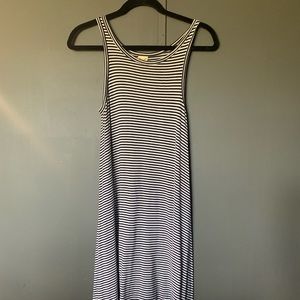 Faded Glory Tank Dress Striped Small